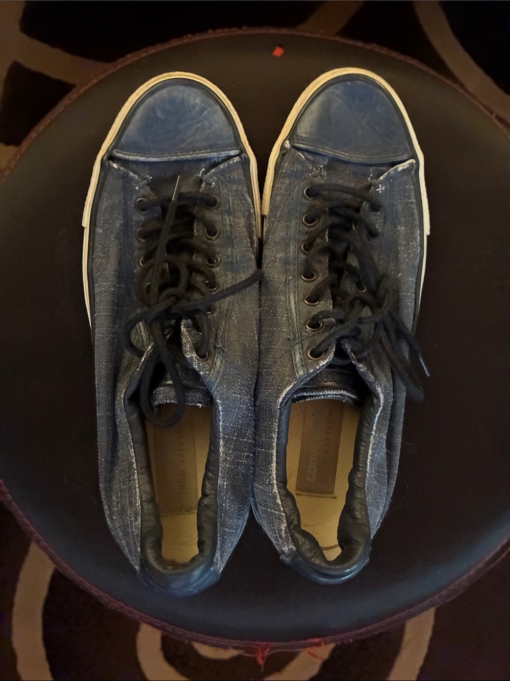 John Varvatos Converse Low Top Blue